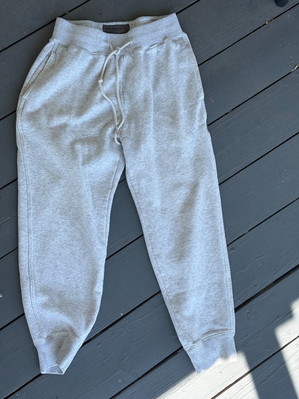 Mens Abercrombie & Fitch Soft AF Relaxed Cotton Joggers Gray XS